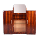 Art Deco Mahogany Sideboard with Mirror, France, 1920s