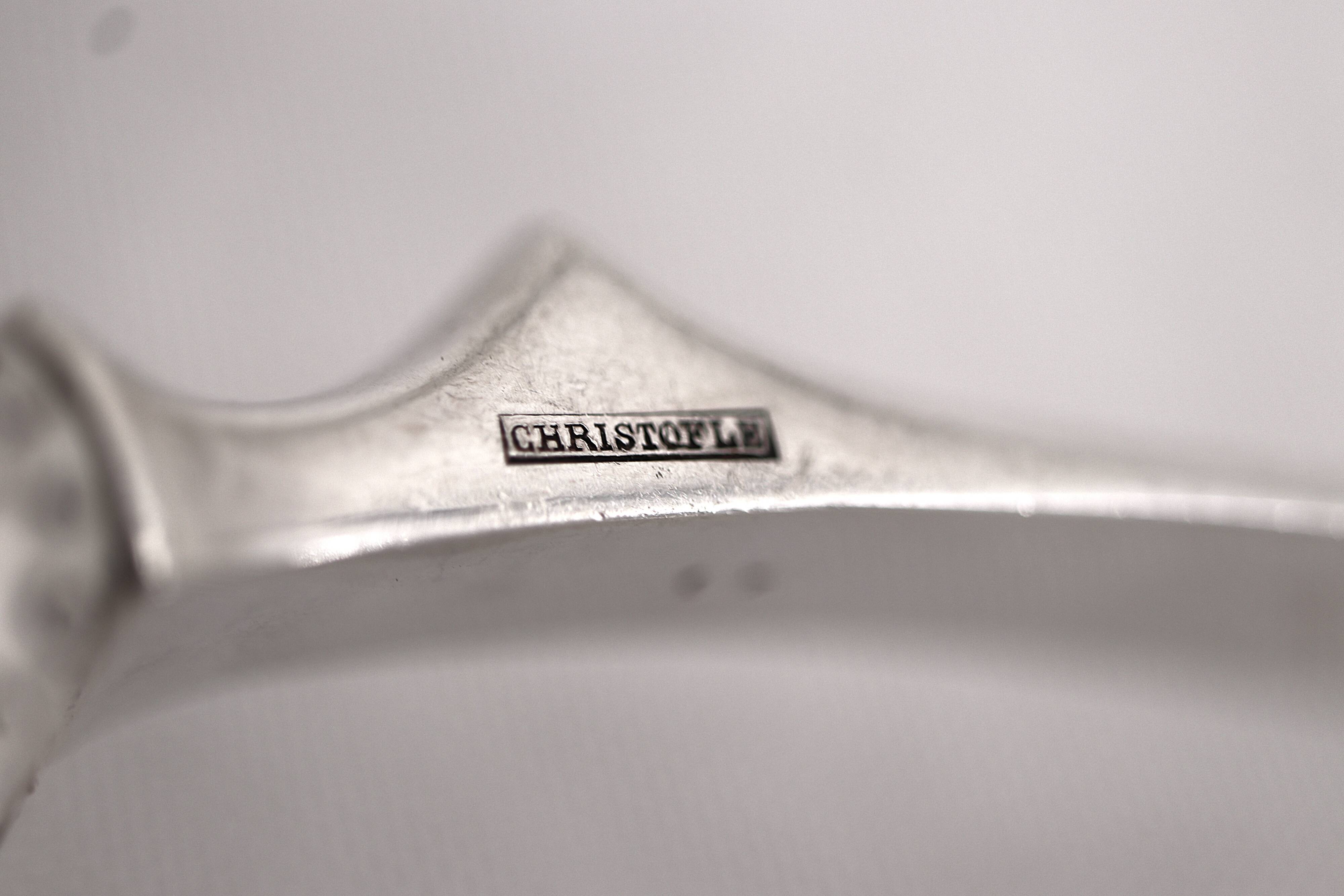 Christofle patented lemon squeezer in silver-plated metal, excellent condition.