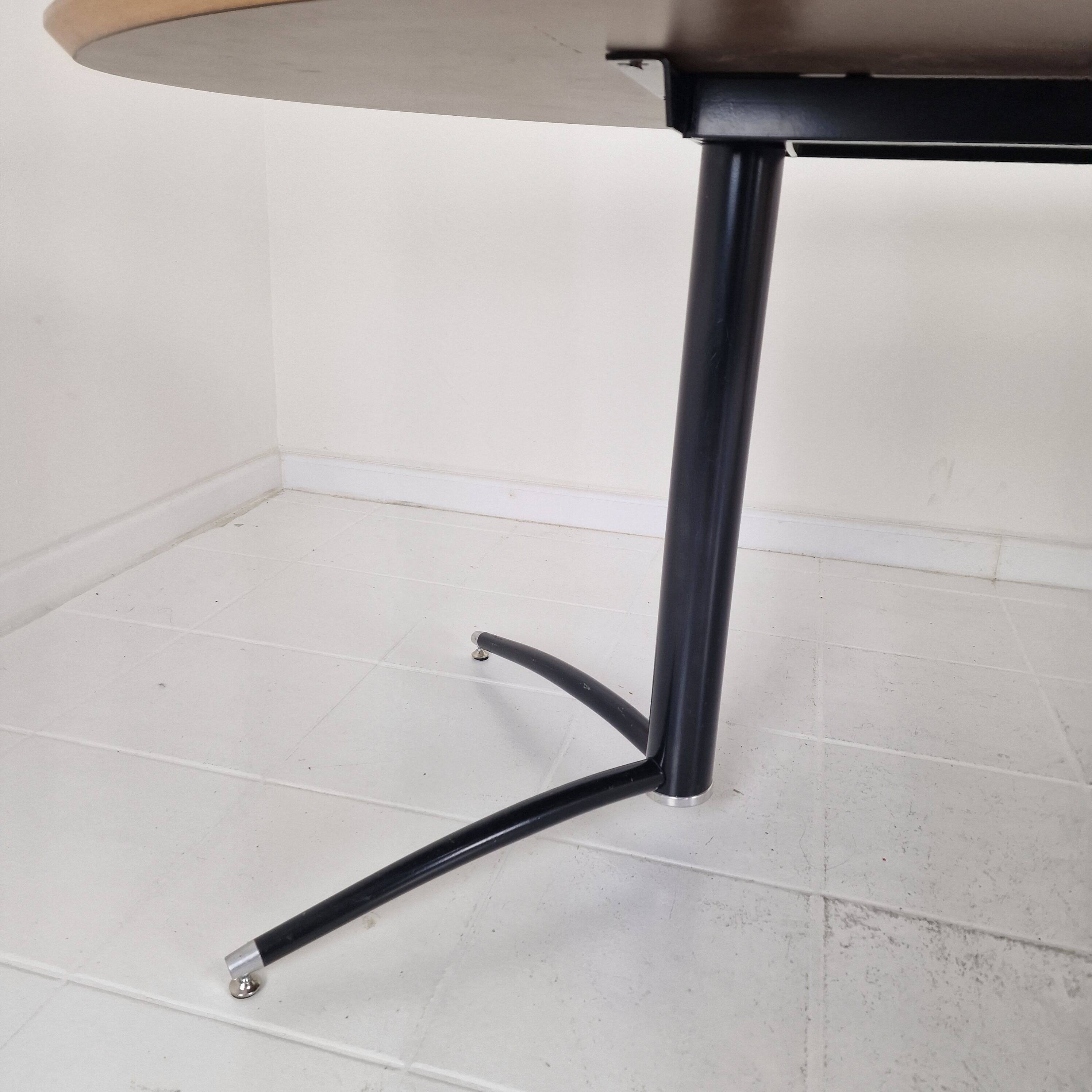 Extra large oval dining or conference table by Artifort