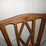 Set chair with small marquetry