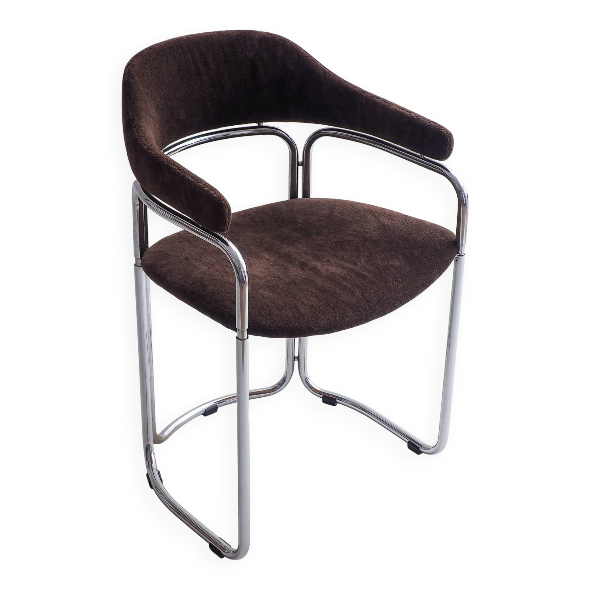 70S Tubular Chrome Chair