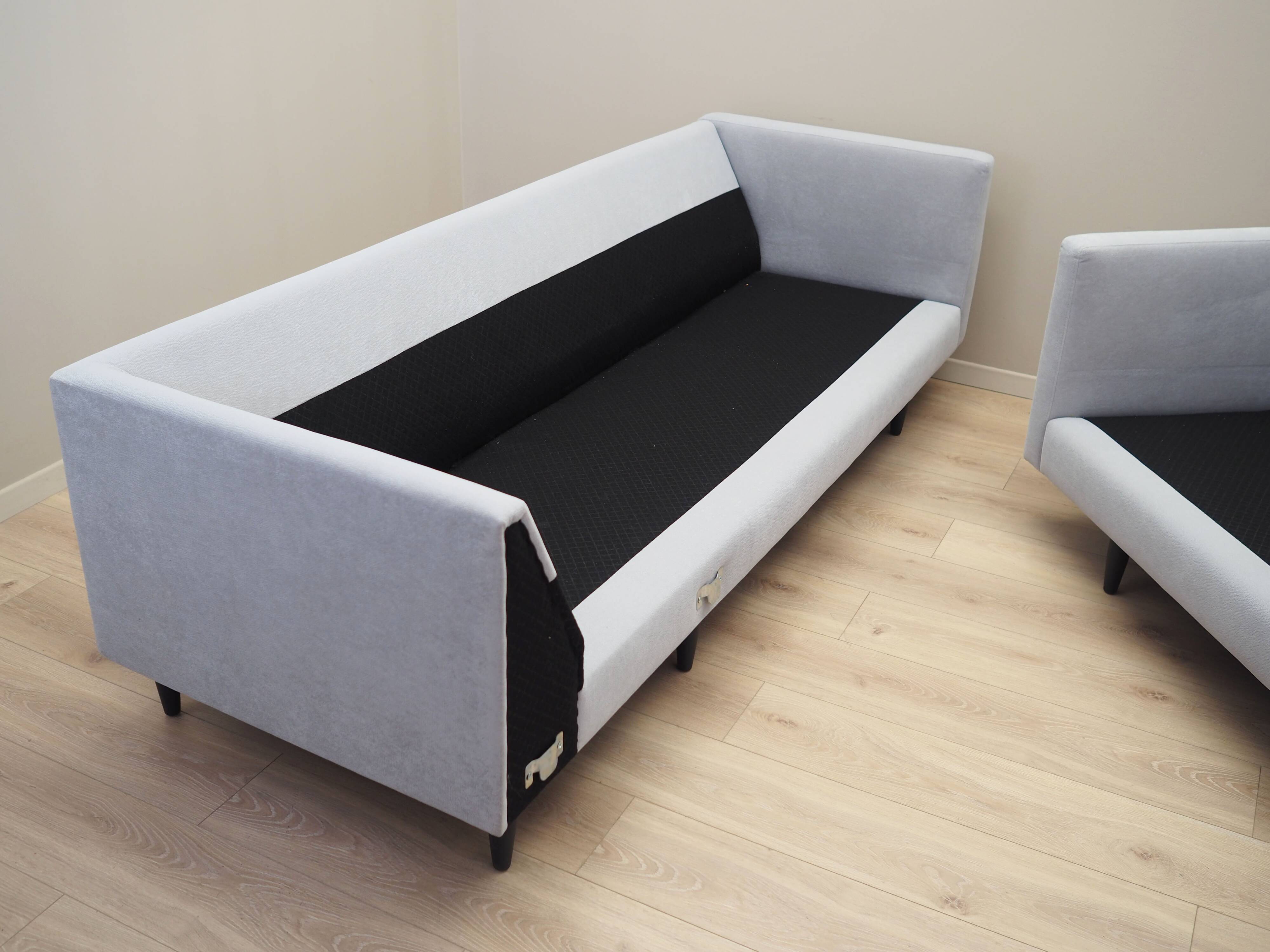 Grey corner sofa, Danish design, 1990s, production: Denmark