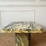 Octagonal marble coffee table