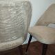 Beige vintage shaggy chairs