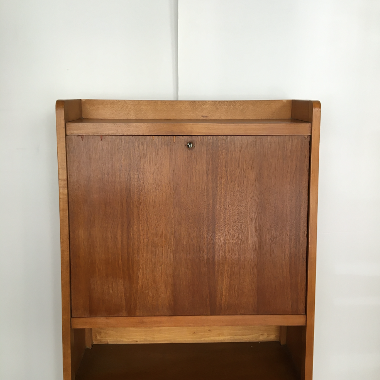 Vintage secretary in light wood