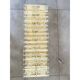 Contemporary Brass and Murano Glass Flush Mount Wall Sconces — Pair