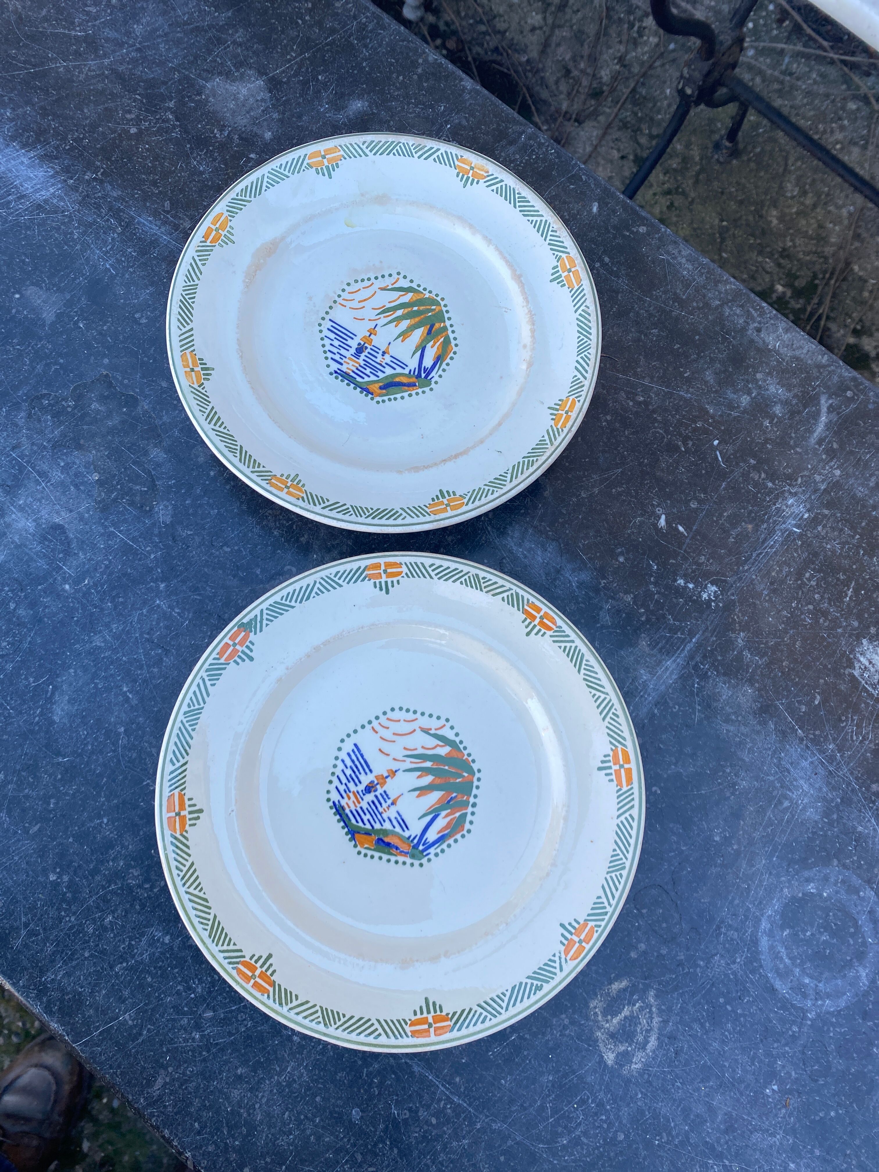 Longwy Frejus cake dishes