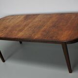 Large Oval Dutch Rustic Farmhouse Teak Dining Table