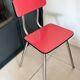 Vintage red Formica chair