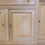 Large solid oak sideboard