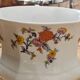 White porcelain pot (cache-pot) with floral patterns from Wunsiedel.
