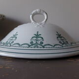 Old soup bowl with its lid