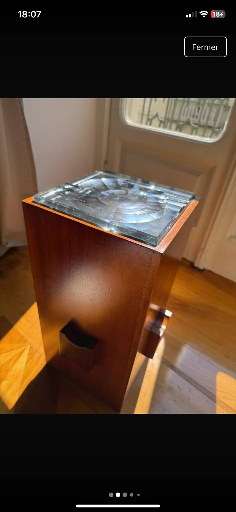Vintage ashtray fountain