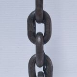 60s steel link floor lamp base