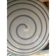 Murano Style Glass Pendant Swirling Blue and White
