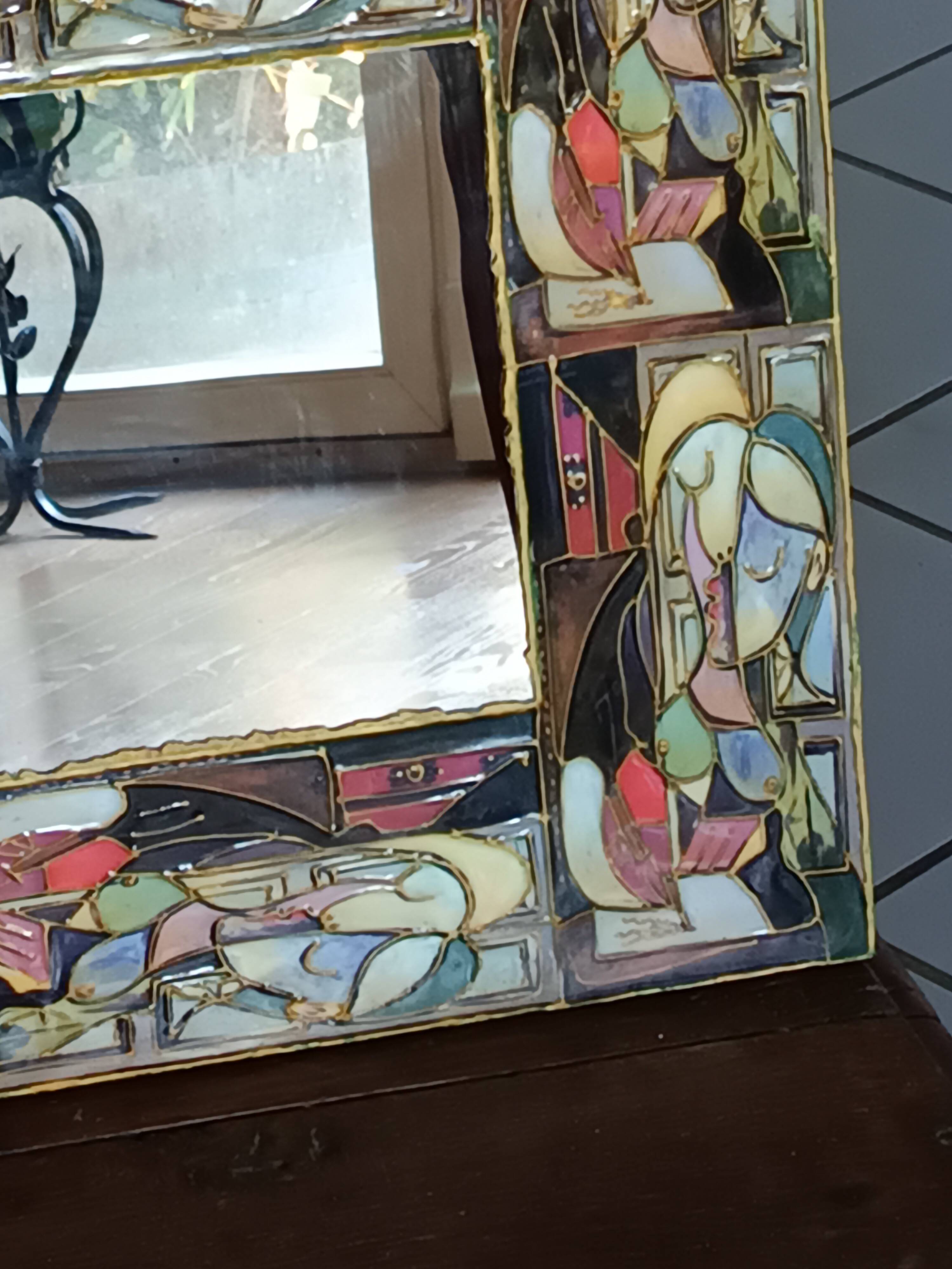 Mirror model François Lembo edition Bernard H Martin BHM Vallauris