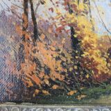 Old Oil on Wood Painting Signed & Framed