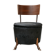 English Single Unusual Mid-Century Bronze Horse Leg Occasional Chair