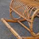 Rocking-chair en rotin , années 50/60