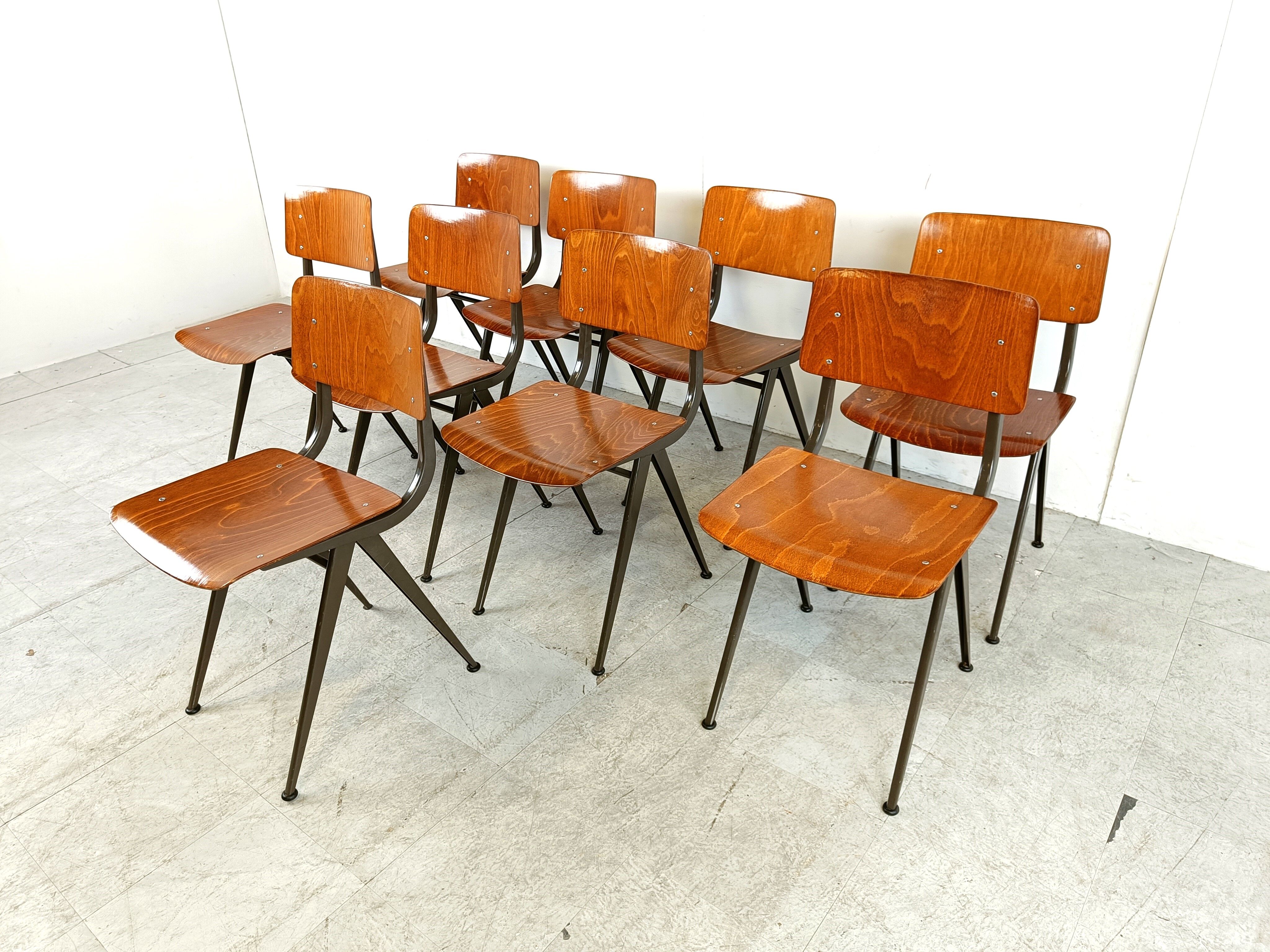 Vintage industrial dining chairs, 1960s