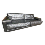 “Midday” leather sofa by Giovanni Offredi for Saporiti Italia 1980