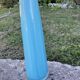 Large Murano vase in turquoise glass – 53 cm – Vintage