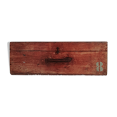 Old wooden box