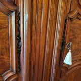 Louis xiv cabinet in solid walnut from the 18th century