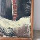 Hiver dans la rue, huile sur toile signée