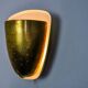 Regency brass wall light, Italy, 1970