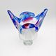 Monumental Vase Josef Hospodka Chribska Sommerso White Crystal 33cm