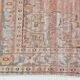 Tapis Oushak Rose Vintage, Tapis Turc Vieilli, 171x267 Cm