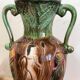 Glazed ceramic vase signed H. Bequet