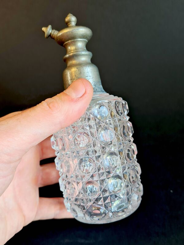 Garniture de toilette en cristal taillé Baccarat