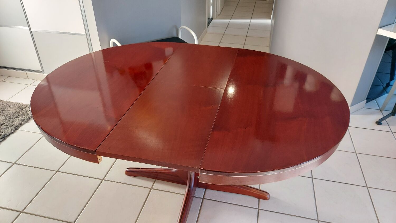 Vintage Baumann extendable table 1970s