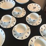 58 service pieces by Jean Picart le Doux for Air France