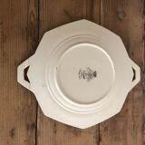 5 assiettes Longwy et un plat