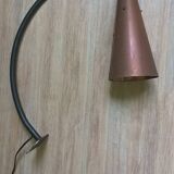 Vintage industrial Scandinavian style wall lights in copper and metal