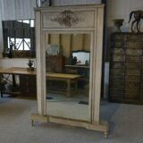 Large Napoleon III patinated mirror, 19th century