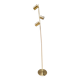 Lampadaire doré à 3 spots