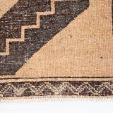 3x11 Rug For Hallway Brown Vintage Persian Runner Rug, 94x345Cm SK 5284