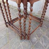 Mahogany nesting tables, set of 3