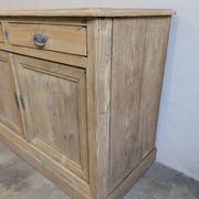 Old raw wood sideboard