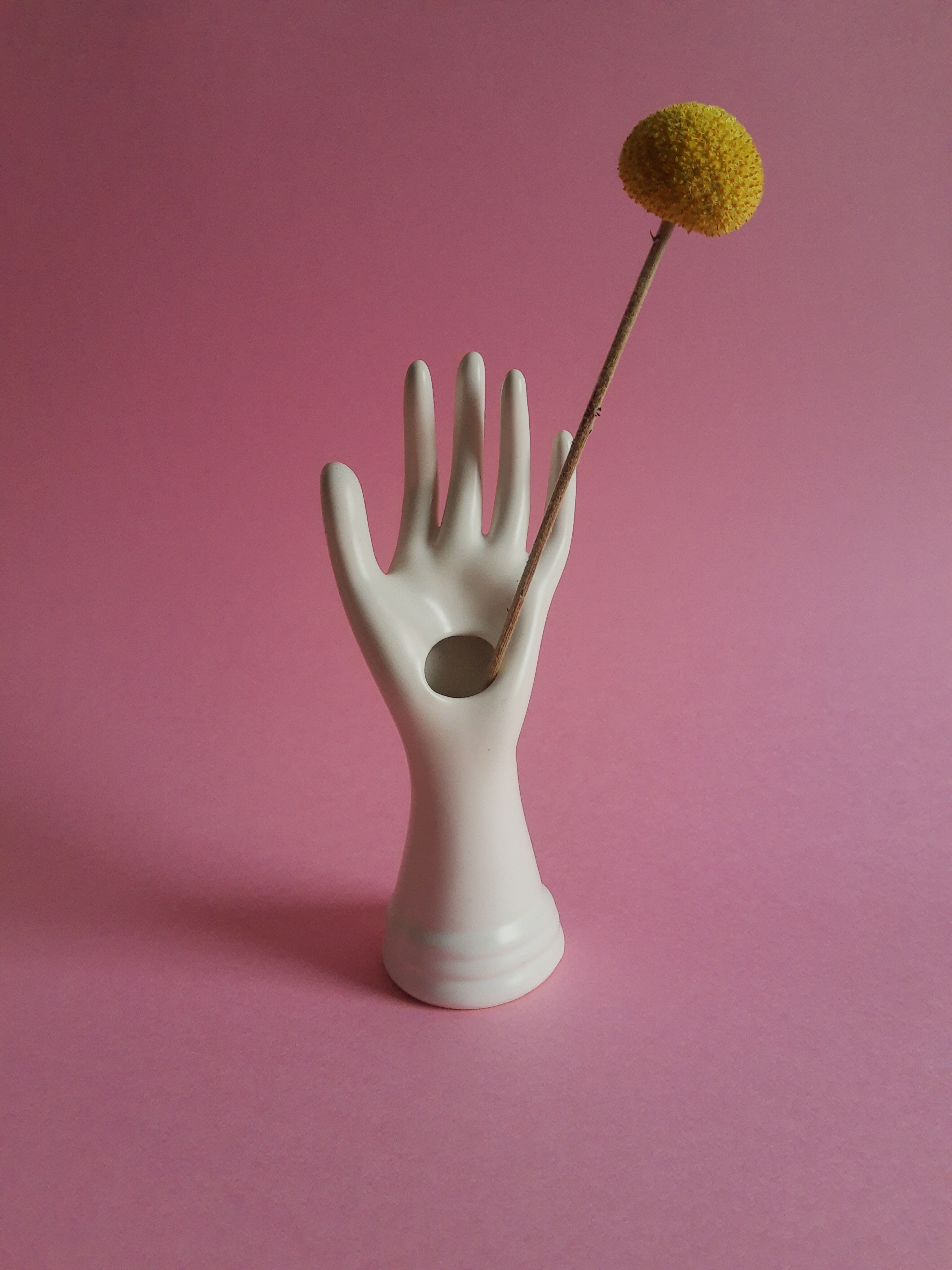 Hand ring vase vintage soliflore