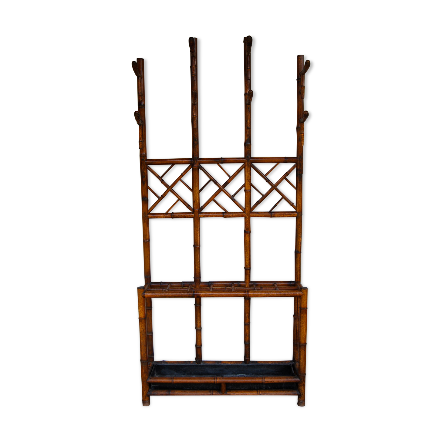 Bamboo coat rack early 20th century