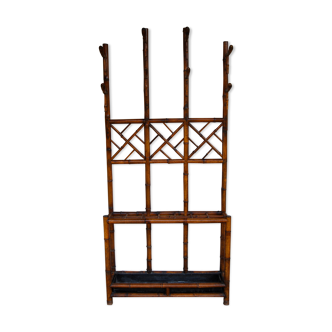 Bamboo coat rack early 20th century