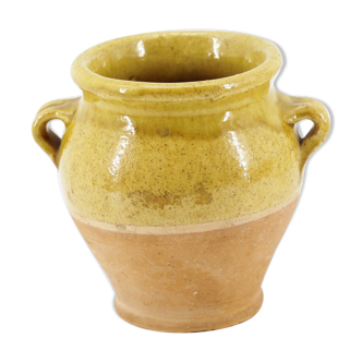 Ancien pot en terre ocre