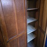 3-door workshop cabinet in solid oak