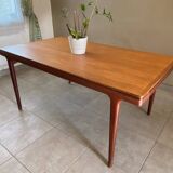 Vintage extendable teak table