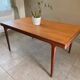 Vintage extendable teak table
